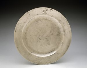 Placa, c. 1750 (peltre) de English School