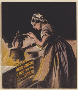 Pudim de Ameixa Quente, Pudim de Ameixa Frio (cor litho) de English School