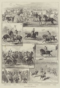 Polo na Índia (gravura) de English School