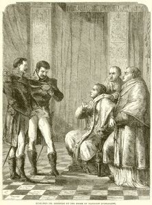 Papa Pio VII. preso pela ordem de Napoleão Buonaparte de English School