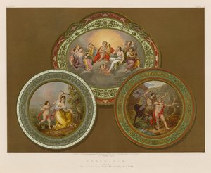 Porcelana de The Imperial Manufactory, Viena de English School