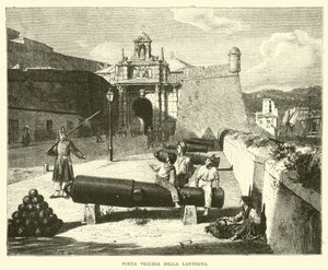 Portão de lanterna velha de English School