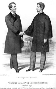Galeria de retratos do traje britânico, publicada com o alfaiate e o cortador por John Williamson, 1872 de English School