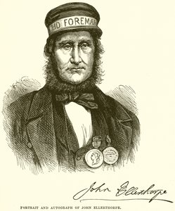 Retrato e autógrafo de John Ellerthorpe de English School