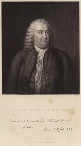 Retrato de Albert de Haller de English School