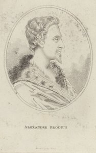 Retrato de alexander brodius de English School