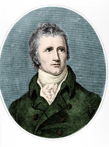 Retrato de Alexander MacKenzie (gravura a cores) de English School