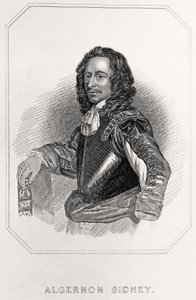 Retrato de Algernon Sidney, 1835 de English School