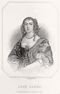 Retrato de Anne Carre, condessa de Bedford, 1835 de English School