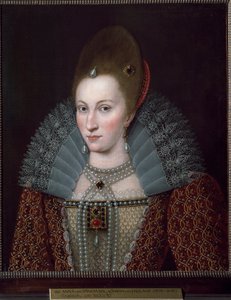 Retrato de Ana da Dinamarca (Pintura de English School