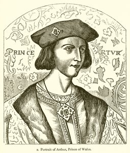 Retrato, de, arthur, príncipe, de, gales de English School