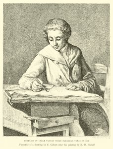 Retrato de Carle Vernet aos quatorze anos de idade de English School