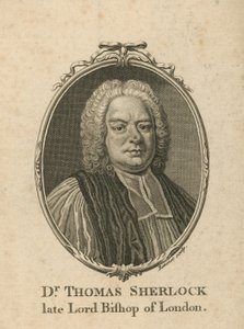 Retrato do Dr. Thomas Sherlock de English School