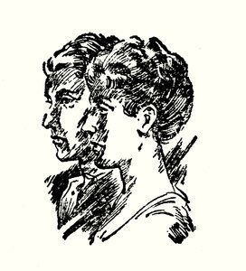 Retrato de E Oe Somerville e M Ross (litografia) de English School