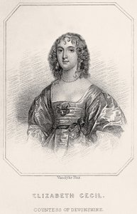 Retrato de Elizabeth Cecil, Condessa de Devonshire, 1835 de English School