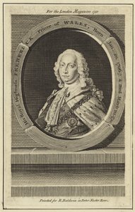 Retrato, de, frederick, príncipe, de, gales de English School