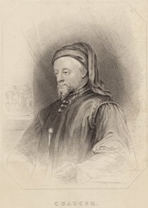 Retrato de Geoffrey Chaucer de English School