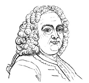 Retrato de George Frederic Haendel (gravura) de English School