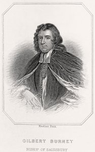 Retrato de Gilbert Burnet, Bispo de Salisbury de English School