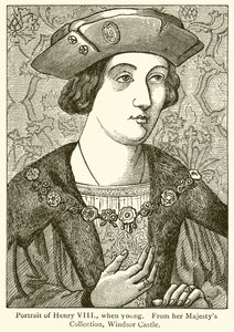 Retrato de Henrique VIII, quando Jovem de English School