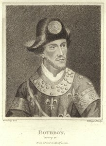Retrato de Henry V, casa de Bourbon de English School
