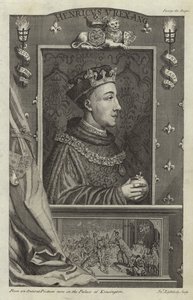 Retrato de Henry V da Inglaterra de English School