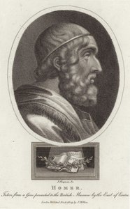 Retrato, de, homer de English School