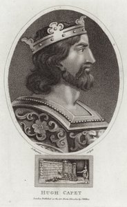 Retrato de Hugh Capet de English School