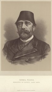 Retrato, de, ismail, pasha de English School