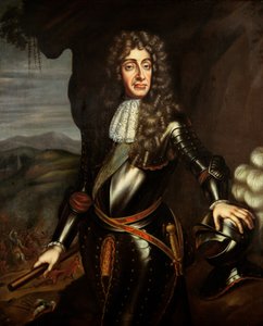 Retrato de James II (1633-1701) em armadura