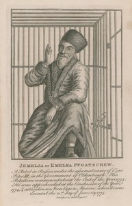 Retrato de Jemelja ou Emelka Pugatschew de English School