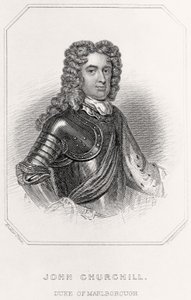 Retrato de John Churchill, duque de Marlborogh, 1835 de English School
