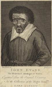 Retrato de John Evans de English School