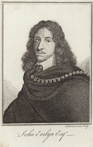 Retrato de John Evelyn de English School