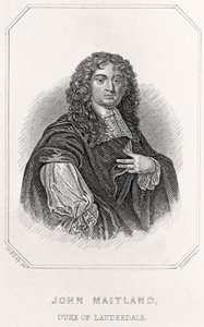 Retrato de John Maitland, duque de Lauderdale, 1835 de English School