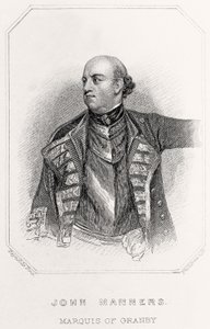 Retrato de John Manners, Marquês de Granby, 1835 de English School