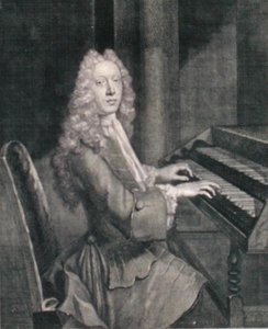 Retrato de John Robinson (1682-1762) gravado por George Vertue (1684-1756) (gravura) de English School
