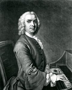 Retrato de John Stanley (1712-86) (gravura) de English School