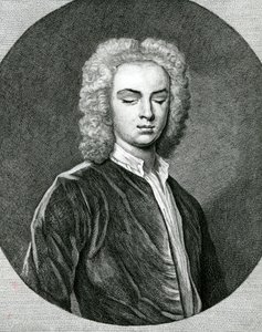 Retrato de John Stanley (1712-86) (gravura) de English School