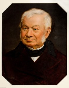 Retrato de Joseph Livesey (óleo sobre papel)