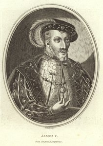 Retrato do rei james v de English School