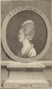 Retrato de lady warren de English School