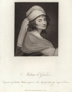 Retrato de madame de genlis de English School