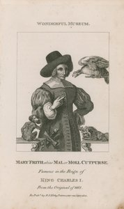 Retrato de mary frith de English School
