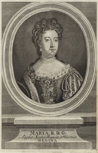 Retrato de Maria II da Inglaterra de English School