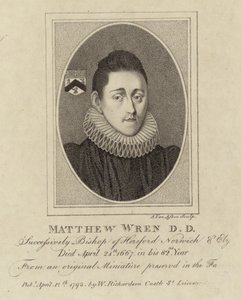 Retrato de Matthew Wren de English School
