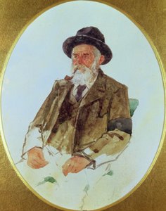 Retrato de Melchior Anderegg (wc no papel)
