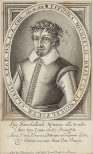 Retrato de Michael Drayton de English School
