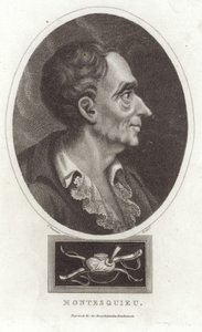Retrato de montesquieu de English School