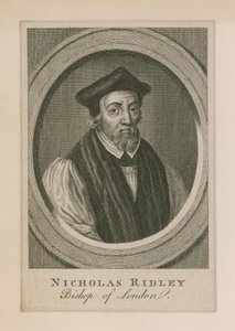 Retrato de nicholas ridley de English School